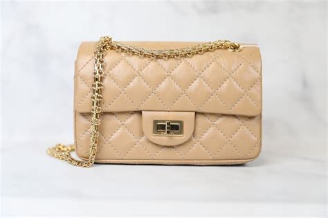 chanel mini beige